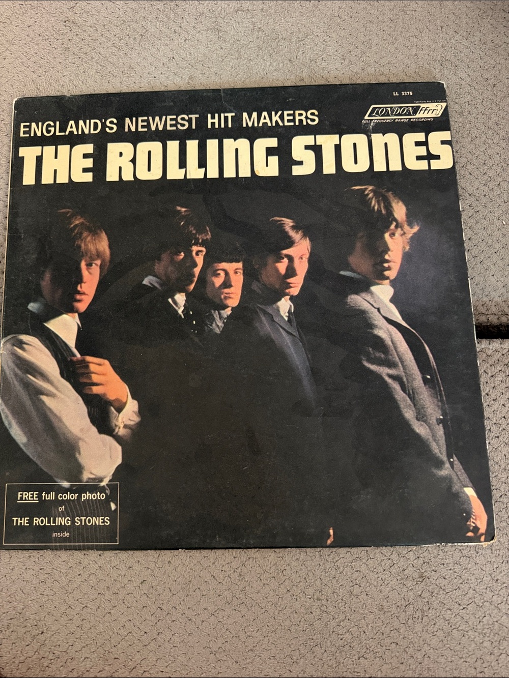 The Rolling Stones Vinyl Album - Black Cover